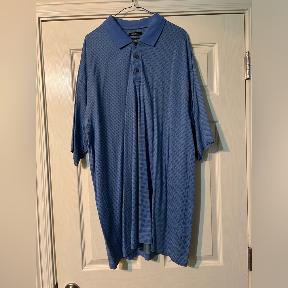 Bolle Men’s Blue Polo Short Sleeve Golf Shirt XXL *discoloring*